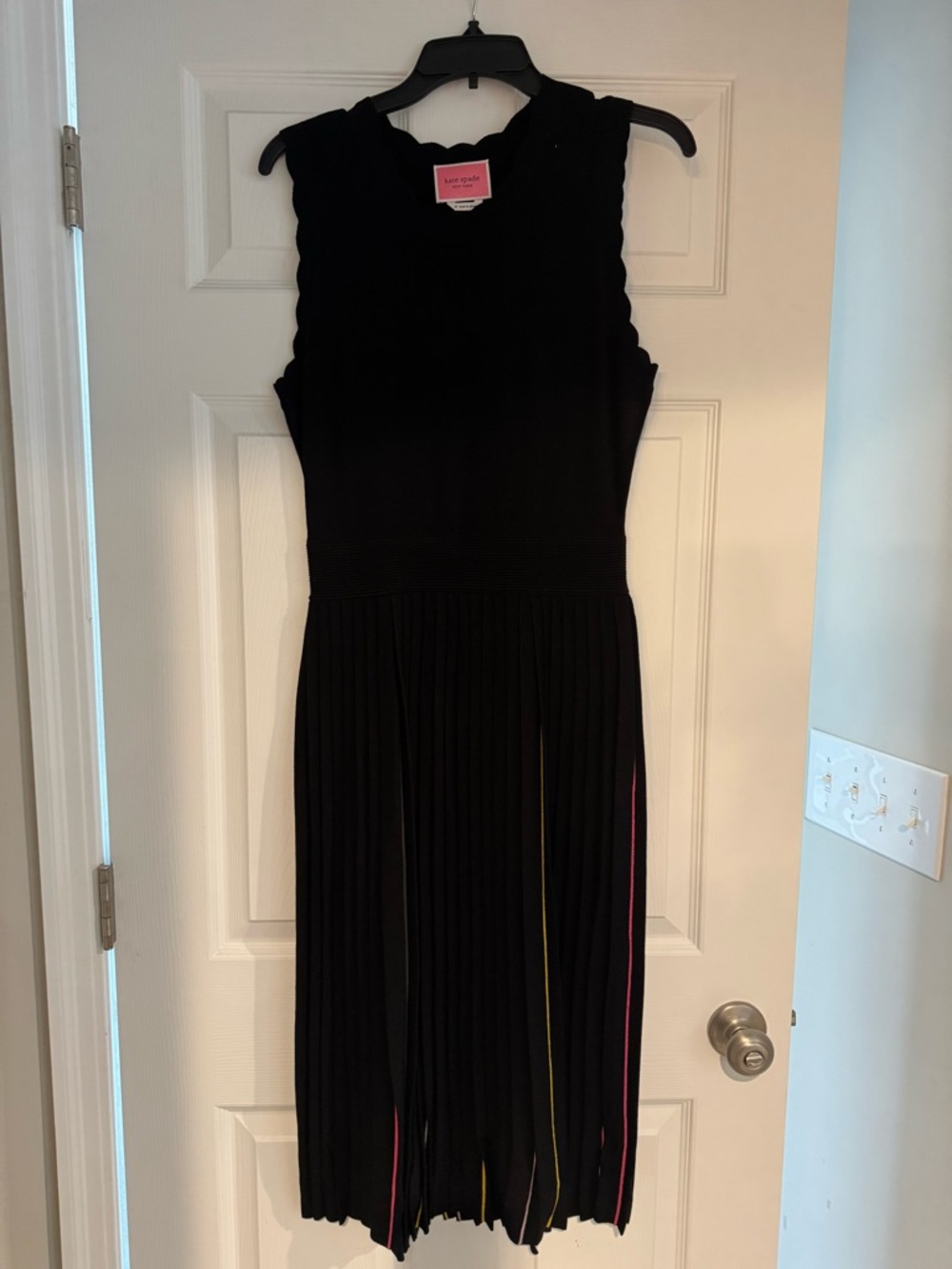 Kate Spade Black Dress with colorful Skirt